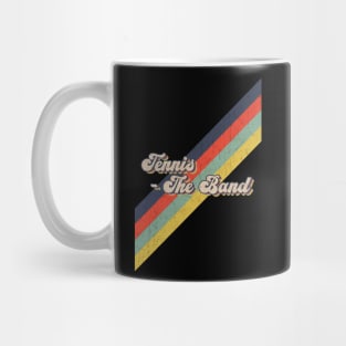 retro vintage color Tennis - The Band Mug